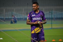 When Sunil Narine smashed Varun Chakaravarthy for 24 runs in an over in IPL 2019 [Watch]