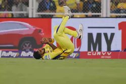 Vijay Shankar dives forward to pull off a stunner and send Wanindu Hasaranga back for 4 in RR vs CSK IPL 2025 match [Watch]