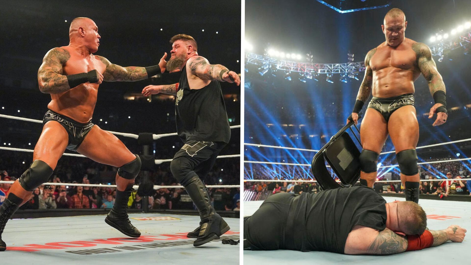 Kevin Owens and Randy Orton met again at the 2025 Elimination Chamber [Image Credits: WWE.com]