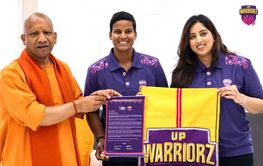 UP Warriorz owner and captain meet Uttar Pradesh Cheif Minister Yogi Adityanath and extend invitation for WPL 2025 matches in Lucknow