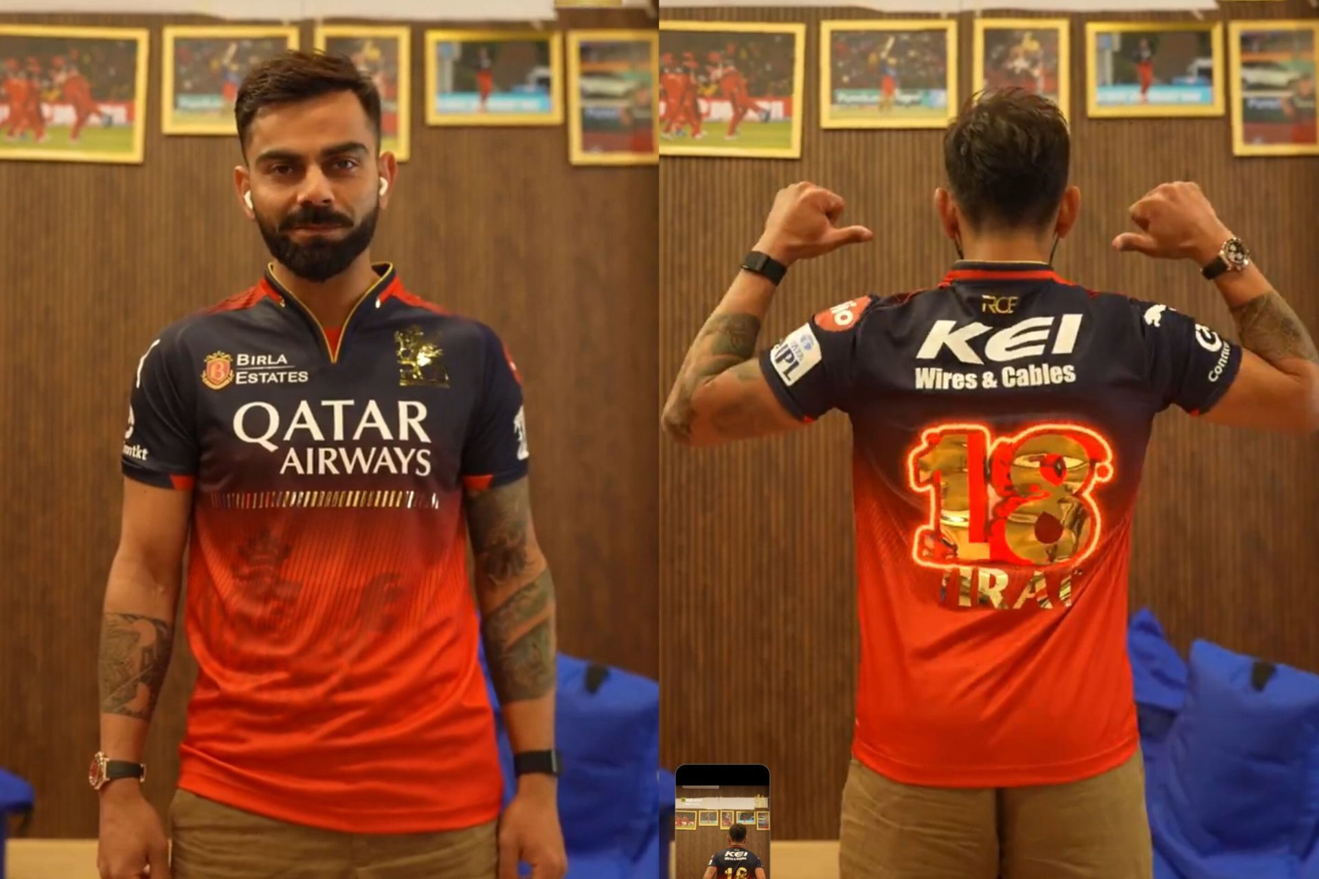 Virat Kohli joins RCB camp ahead of IPL 2025 (Image via X-@RCBTweets)