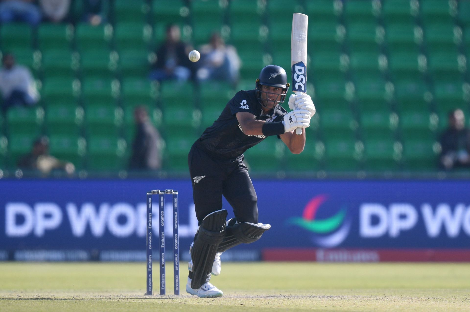 Rachin Ravindra scored 108 runs off 101 deliveries in the 2025 Champions Trophy semi-final. [P/C: Getty]