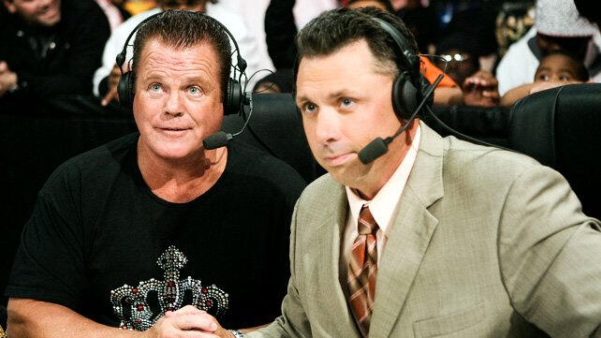 Jerry Lawler (left) and Michael Cole (right) [Image Credit: wwe.com]