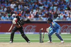 Kuldeep Yadav castles Rachin Ravindra with his first ball for 37 in IND vs NZ 2025 Champions Trophy final [Watch]