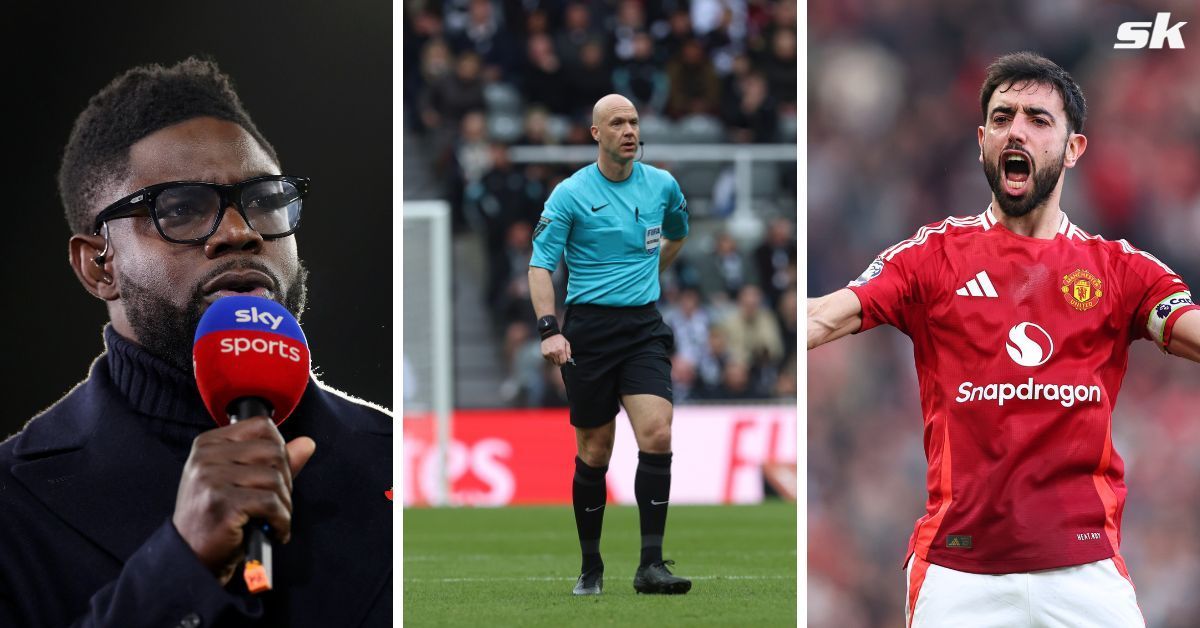 Micah Richards delivers verdict on whether referee made mistake before Manchester United goal vs Arsenal (All images from Getty)