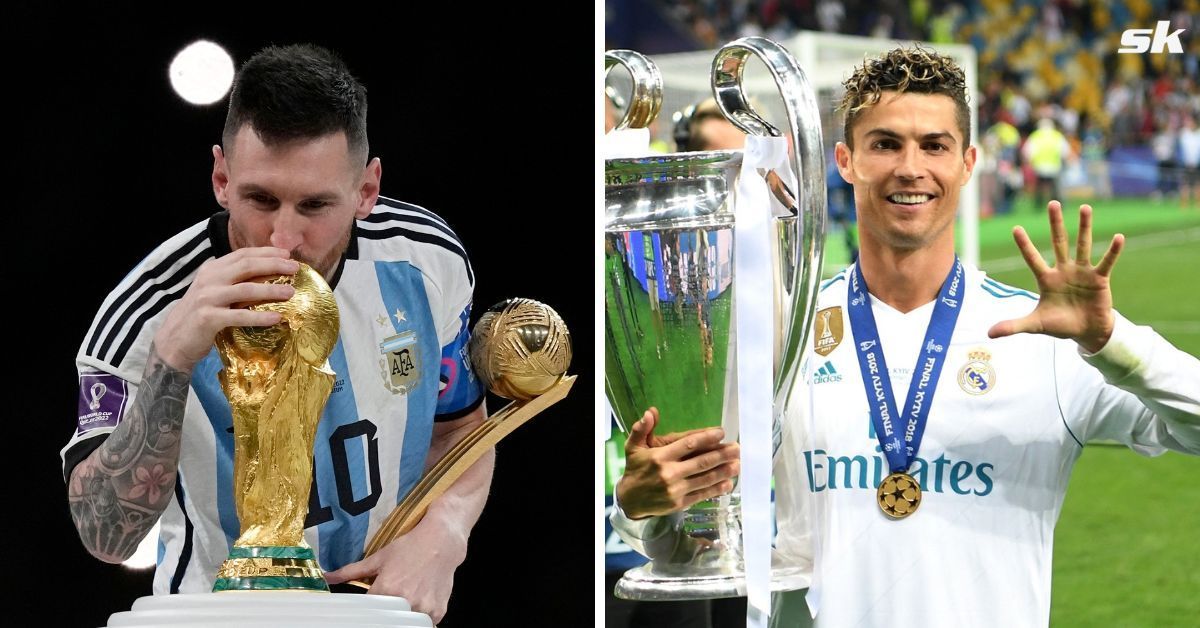 Lionel Messi (left) and Cristiano Ronaldo 