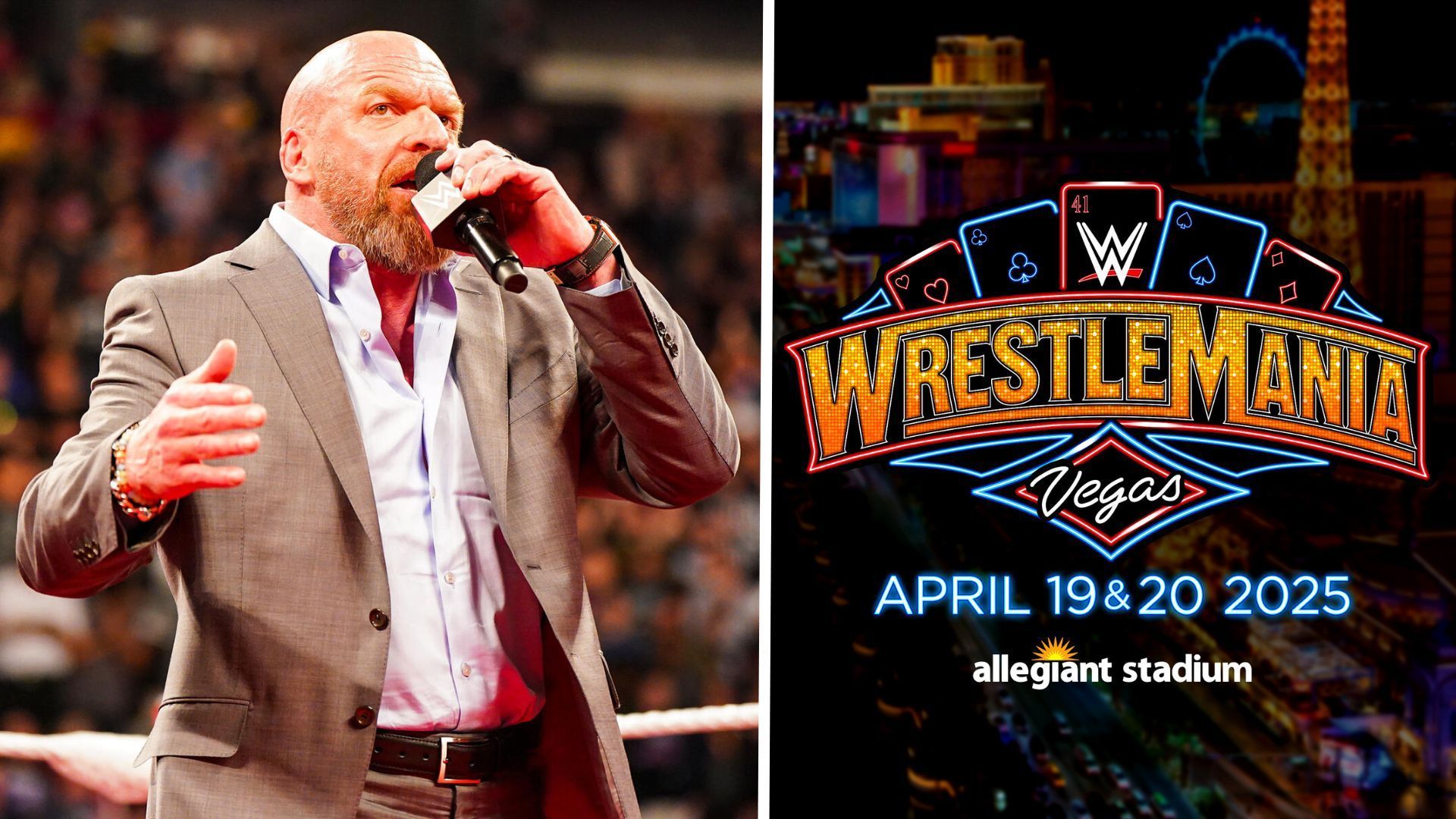 WWE WrestleMania 41 will take place in Las Vegas [Image Credits: WWE.com and WWE on X]