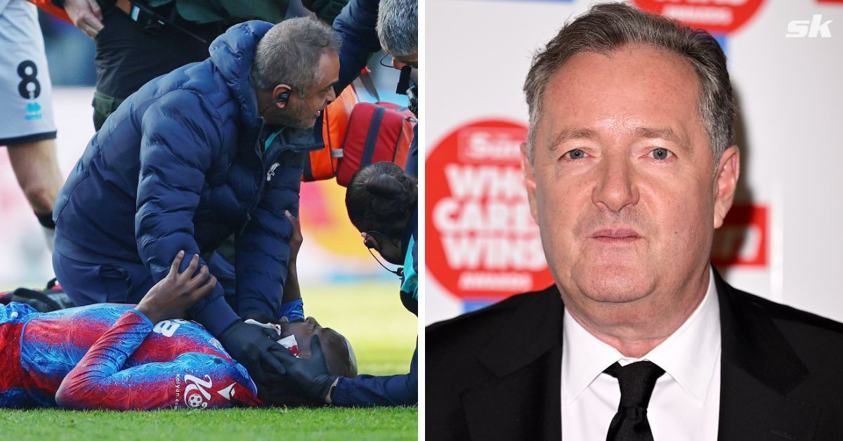 &ldquo;If he did that to someone in the street he&rsquo;d be jailed&rdquo; - Piers Morgan reacts to tackle from Millwall goalkeeper that left Mateta with horror knock