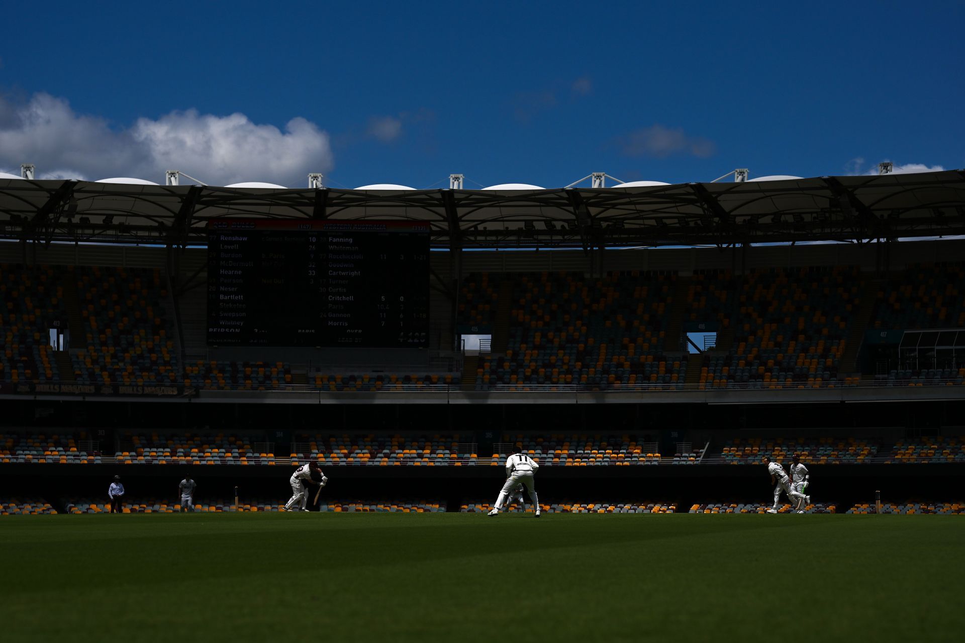 Sheffield Sheild - QLD v WA: Day 3 - Source: Getty