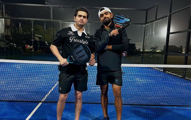 "The kind of days we live for" - Babar Azam unwinds by playing padel tennis with his brother after Pakistan's 2025 Champions Trophy exit