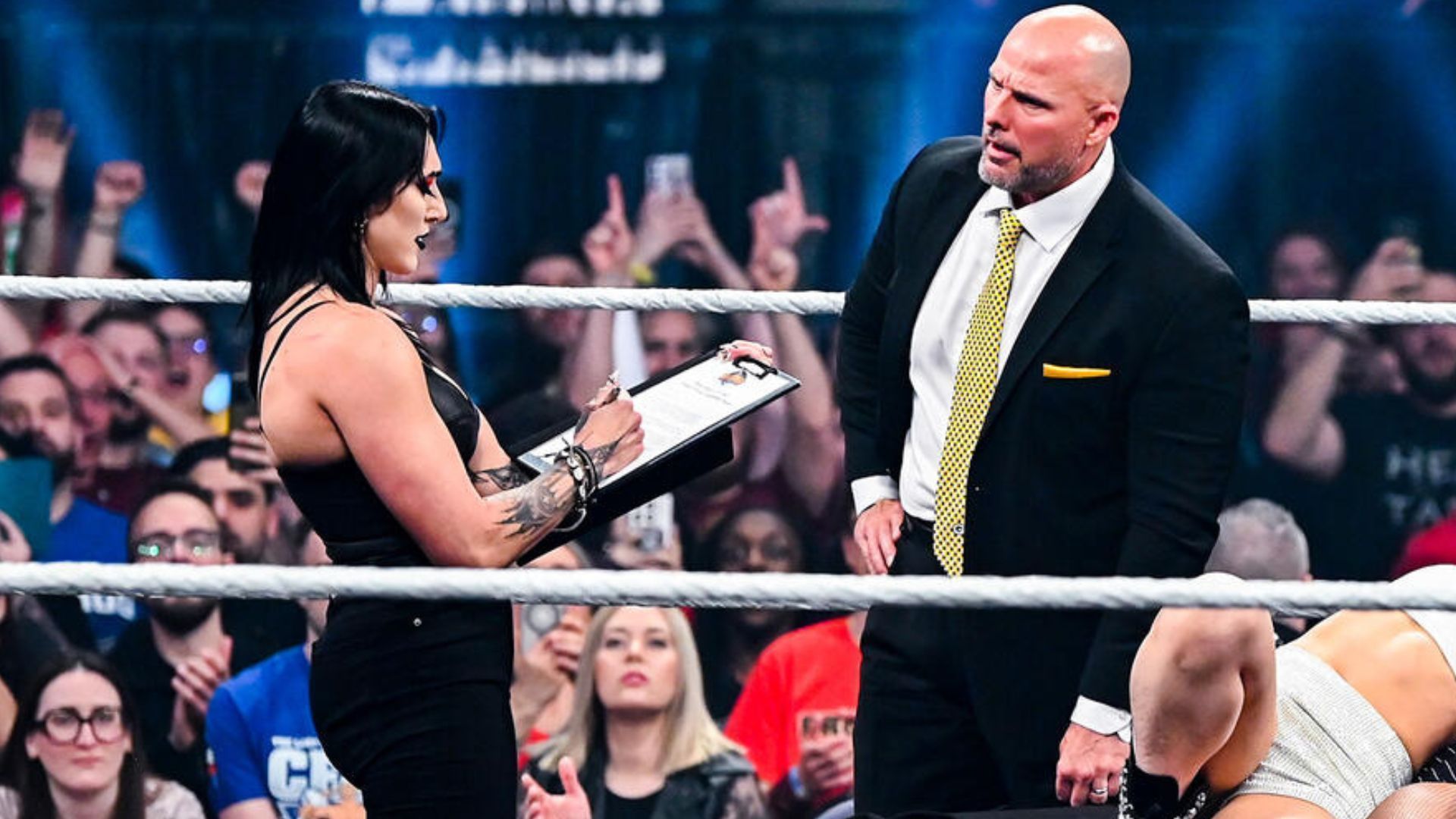 Ripley interfered in a major segment on RAW. [Image credit: WWE.com]