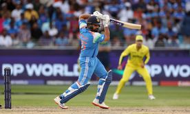 Rohit Sharma’s powerful shot almost hit umpire Chris Gaffaney in IND vs AUS 2025 Champions Trophy semifinal [Watch]