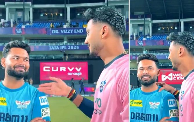 "Ab tu nahin hai na" - Axar Patel's hilarious banter with Rishabh Pant ahead of DC vs LSG IPL 2025 match [Watch]