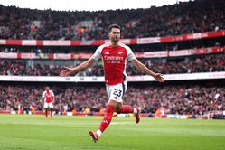 “Aura” - Barcelona star reacts to Mikel Merino after he scores in Arsenal’s win over Chelsea