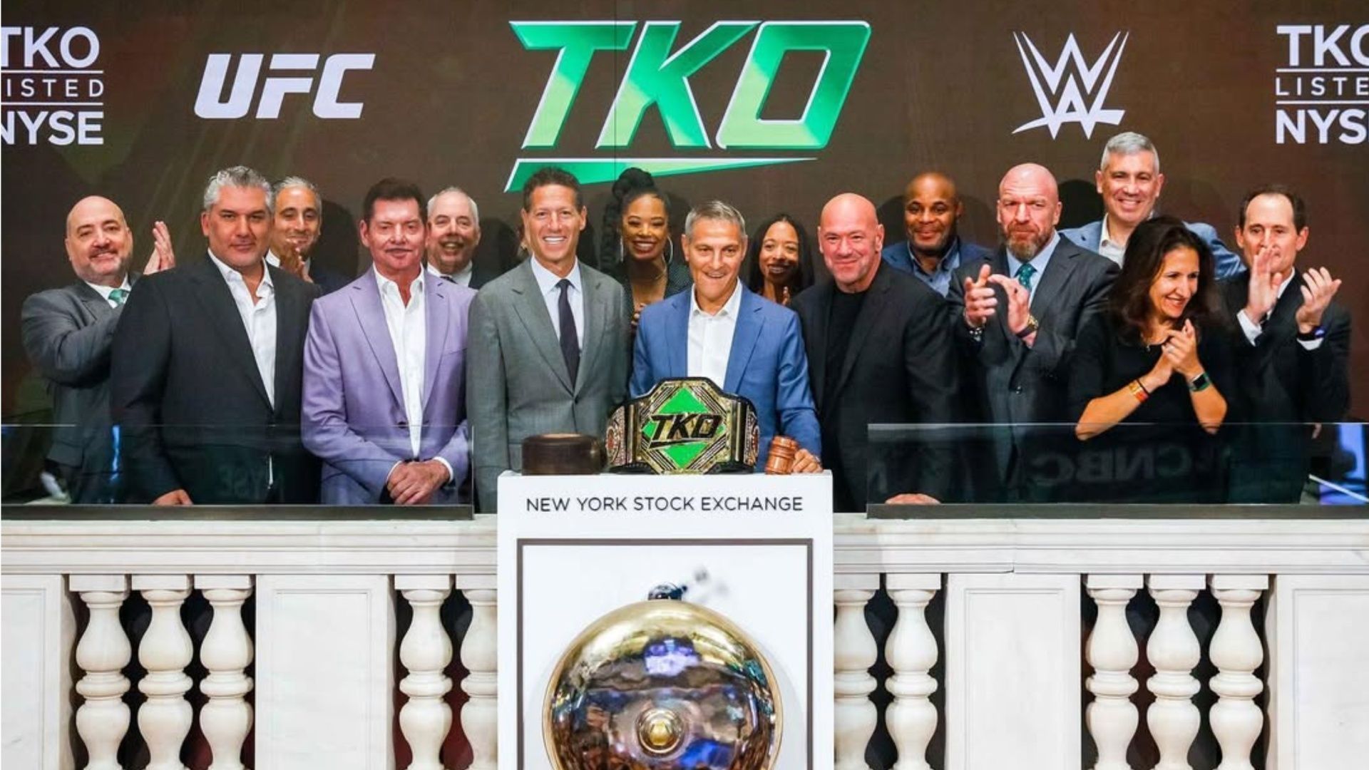 WWE and UFC merged in 2023 to form TKO Group Holdings (Image via NYSE Instagram).