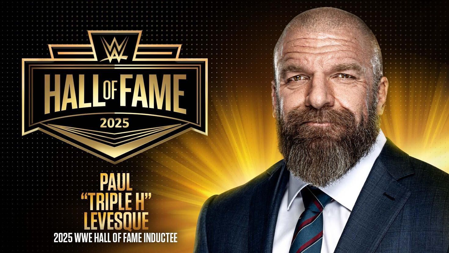 Triple H will headline the Hall of Fame Class of 2025 [Image: WWE.com]