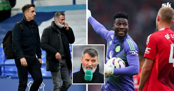 Roy Keane disagrees with Jamie Carragher and Gary Neville as he makes score prediction for Manchester United vs Arsenal