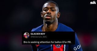 "Seeking attention for Ballon d'Or PR" - Barcelona fans react as Ousmane Dembele makes photo alongside ex-Barca mate his new profile pic