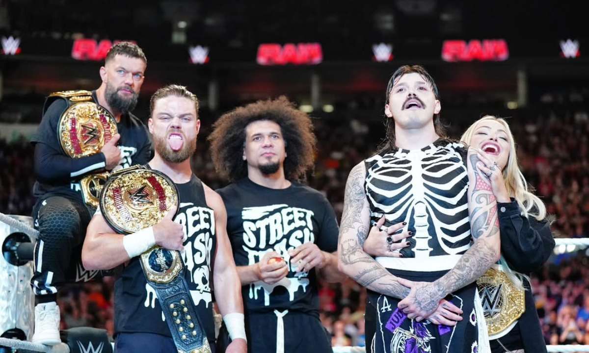 The Judgment Day faction. Photo credit:  [Finn Balor