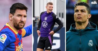 Toni Kroos ranks Cristiano Ronaldo 9th and Lionel Messi in 5th as he chooses top 10 free-kick takers of all time