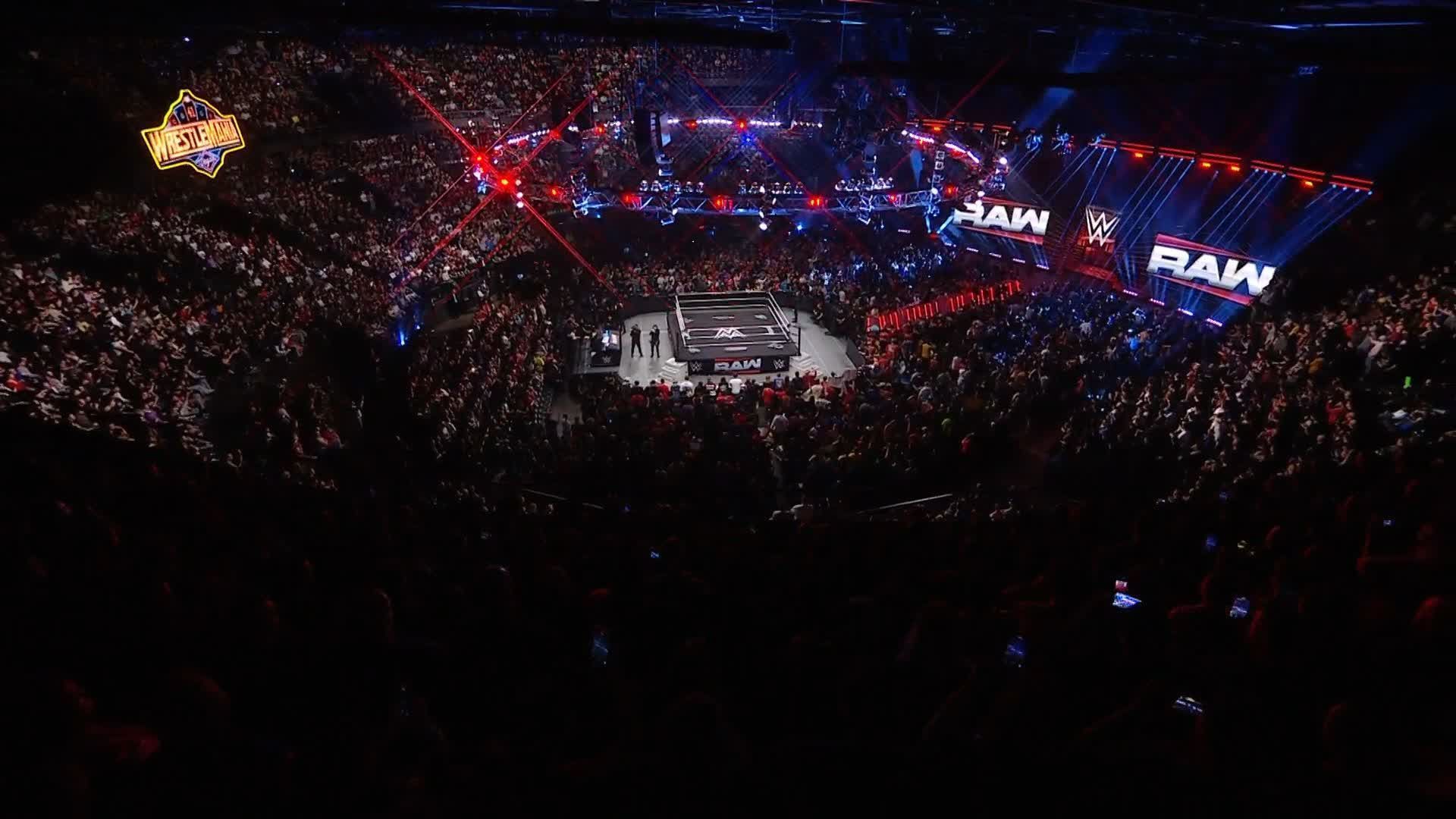 WWE RAW hits the air in Brussels, Belgium