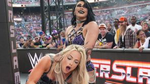Liv Morgan gives the middle finger to Rhea Ripley; shows gruesome injury marks