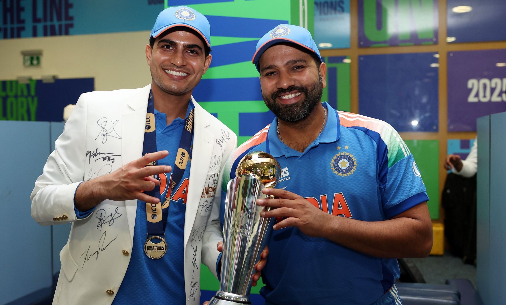 शुभमन गिल और रोहित शर्मा (Photo Credit - @BCCI)