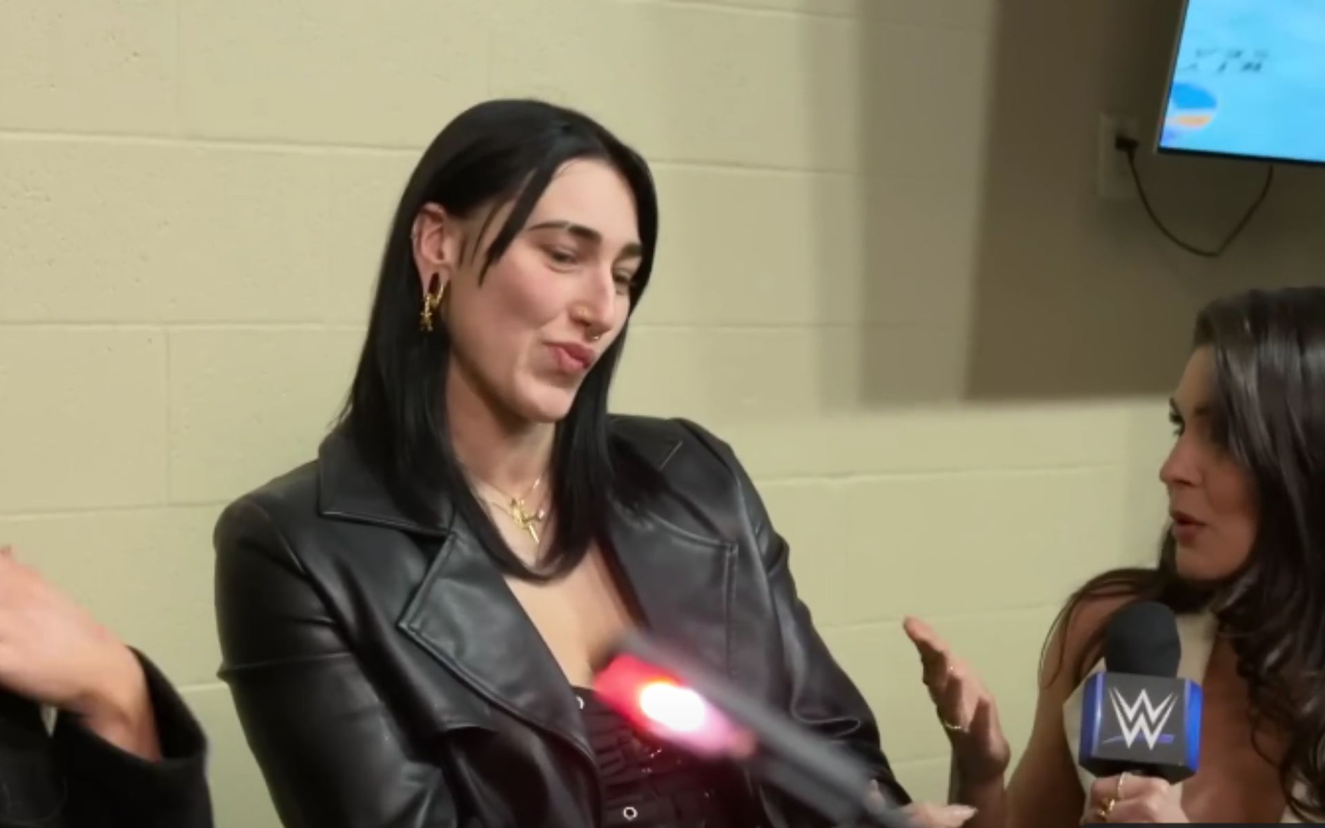 Ripley backstage in January (Picture Courtesy: WWE on YouTube)