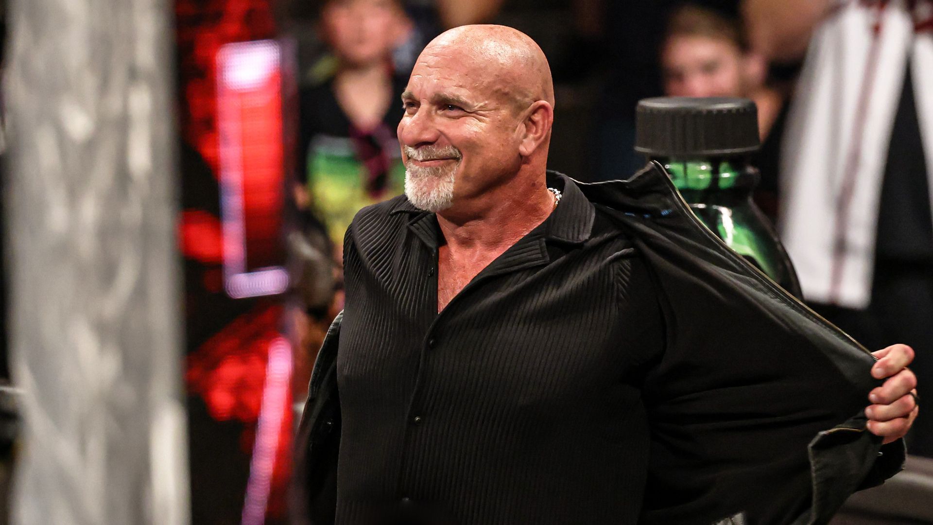 Goldberg to face a real life Bloodline member in his WWE retirement ...