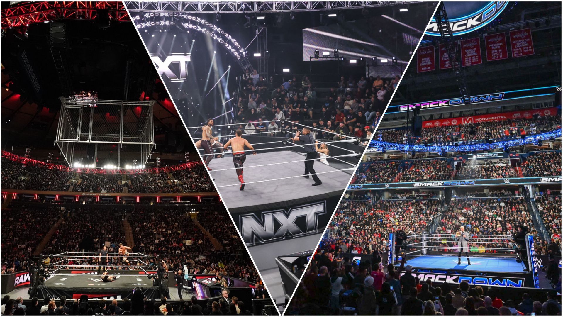 WWE Superstars on RAW, NXT, and SmackDown