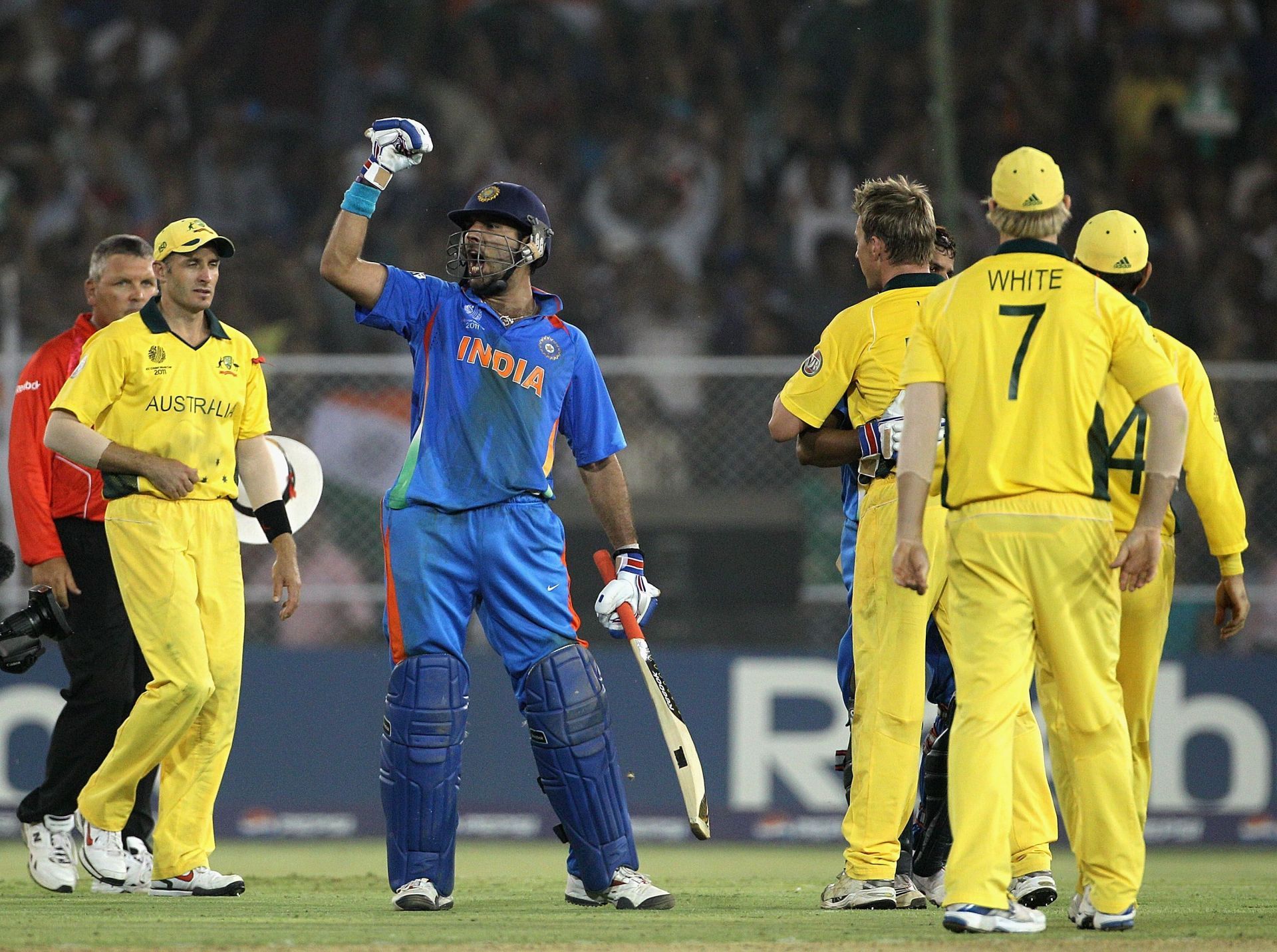 Australia v India - 2011 ICC World Cup Quarter-Final - Source: Getty