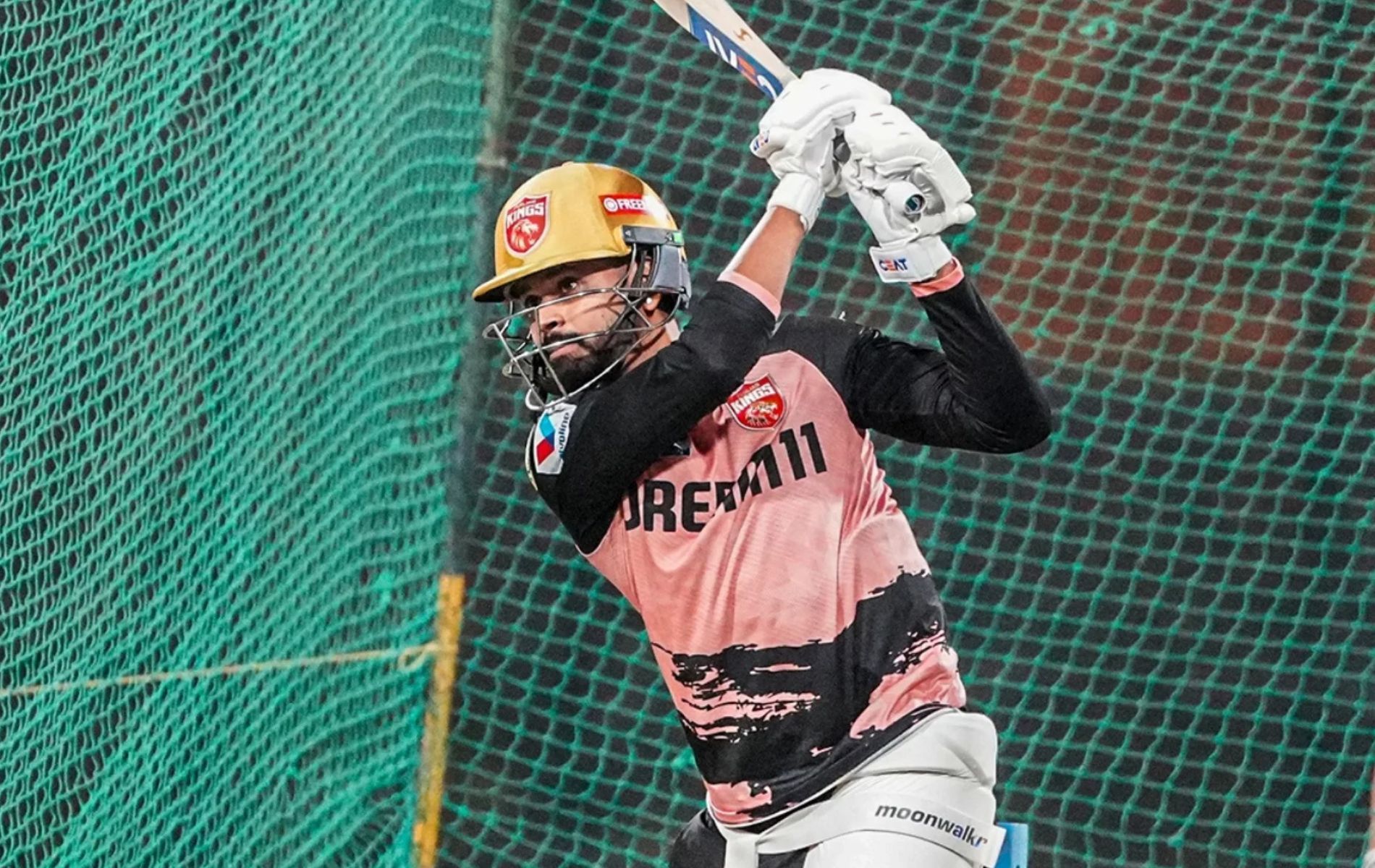 Shreyas Iyer during a PBKS practice session. (Pic: Instagram/punjabkingsipl).