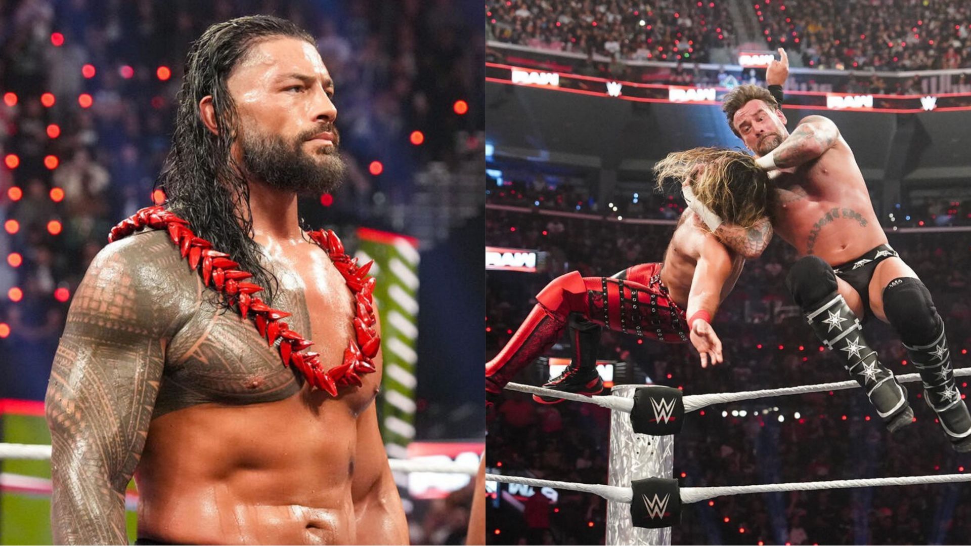 WWE Raw, Roman Reigns, CM Punk, Seth Rollins, Rhea Ripley, Finn Balor, 