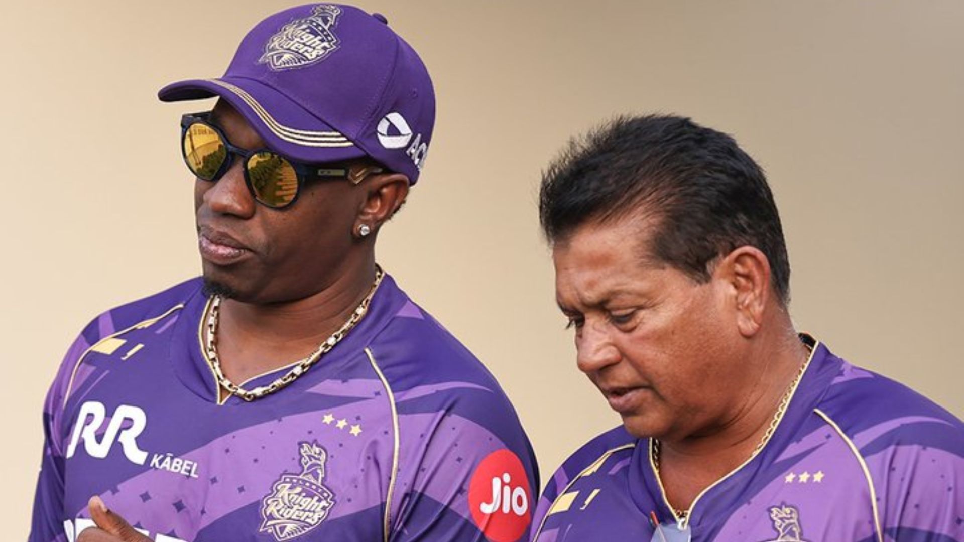 Dwayne Bravo is the mentor for KKR in IPL 2025 (Image Credits: KKR/X)