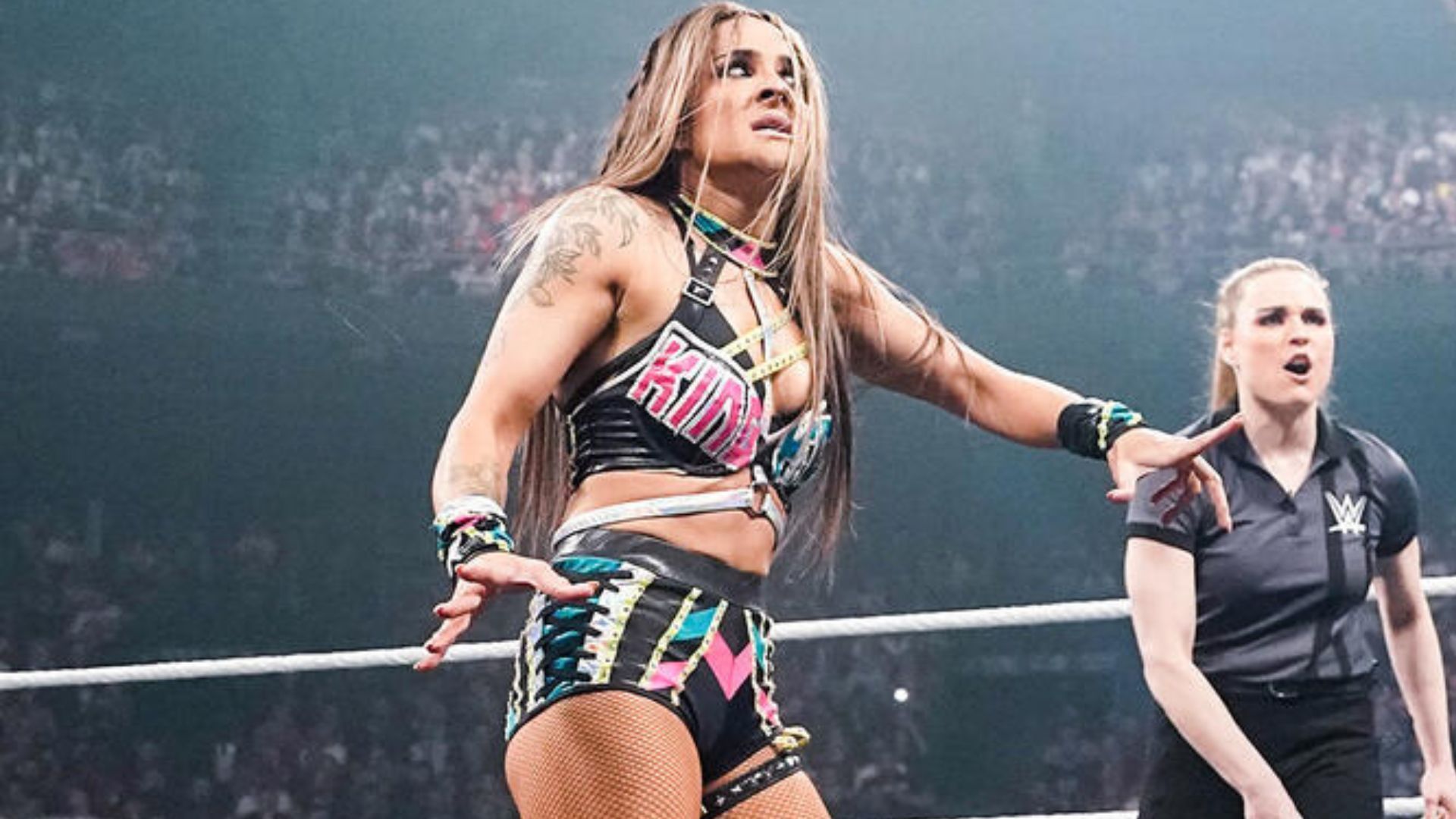 Dakota Kai during her match on RAW. [Image via WWE.com]