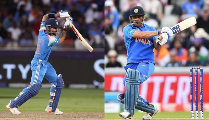 Virat Kohli vs MS Dhoni - comparing their stats in ICC ODI finals