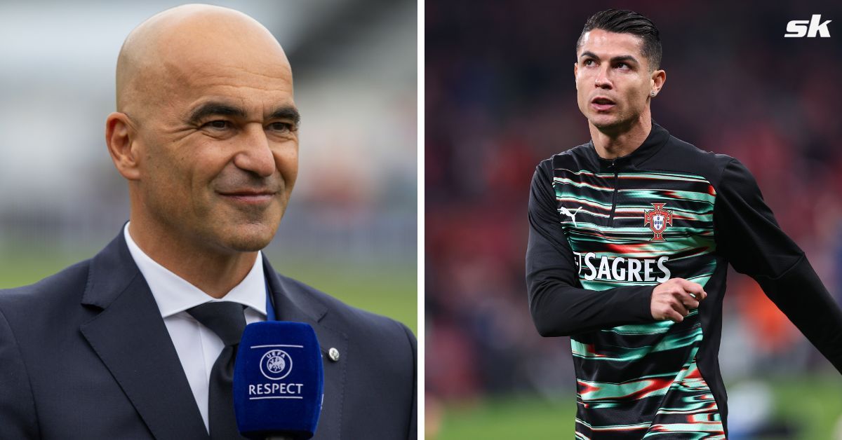 L to R: Roberto Martinez and Cristiano Ronaldo (both images via Getty)