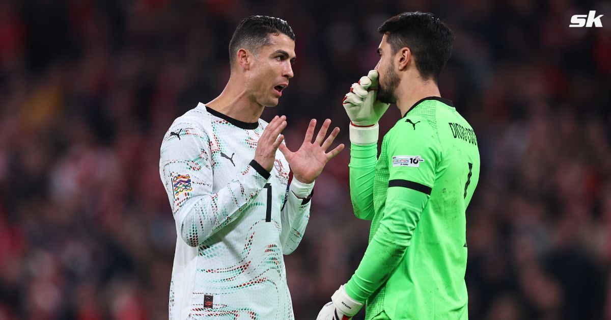 Portugal duo Cristiano Ronaldo and Diogo Costa