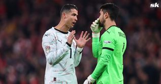 Portugal goalkeeper Diogo Costa shares how he saved penalty against Denmark just moments after chat with Cristiano Ronaldo
