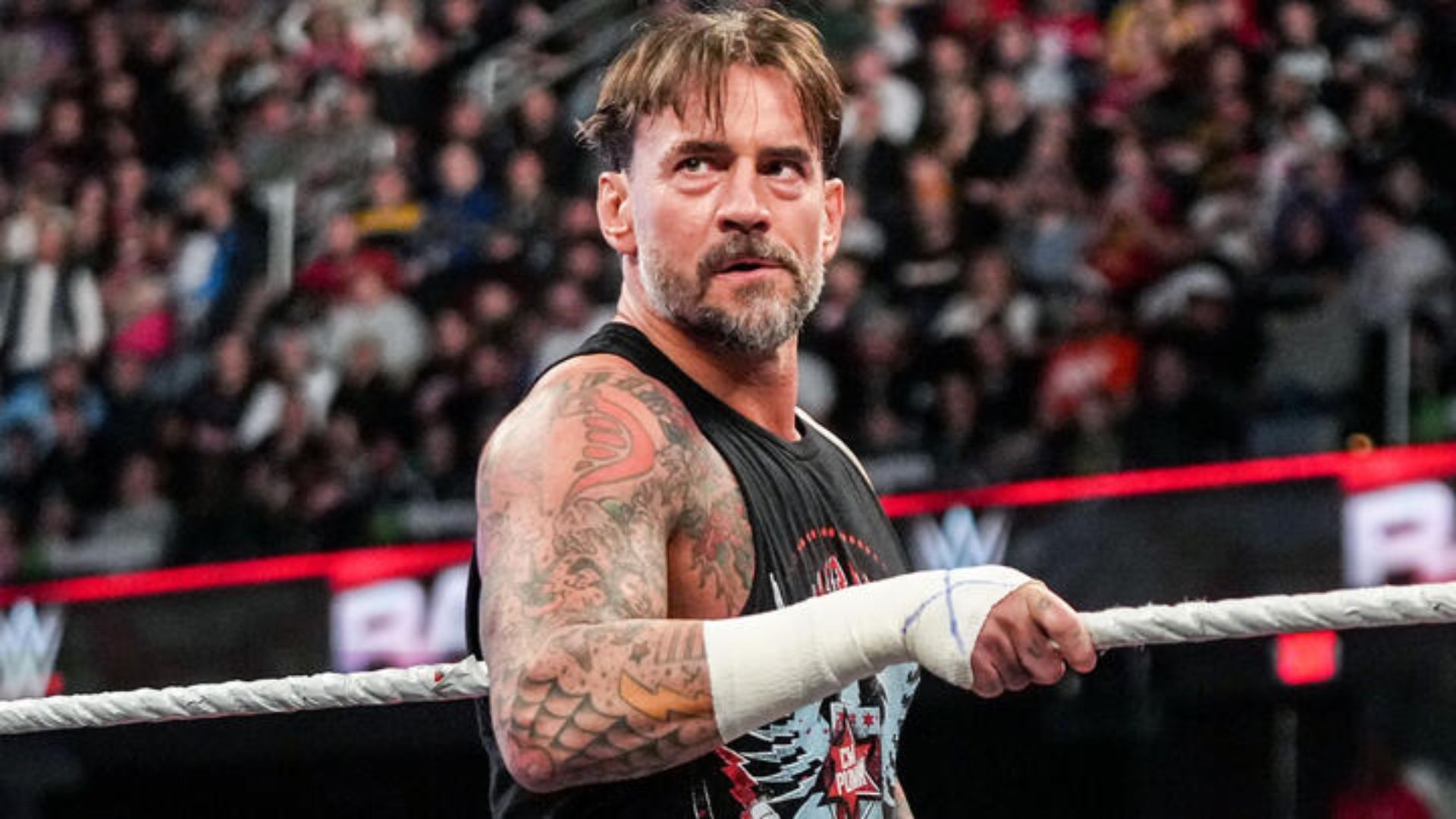 CM Punk ojn RAW [Image Credits: WWE.com]