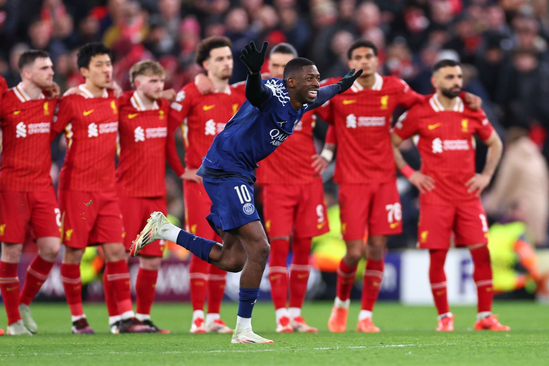 Liverpool FC v Paris Saint-Germain - UEFA Champions League 2024/25 Round of 16 Second Leg - Source: Getty