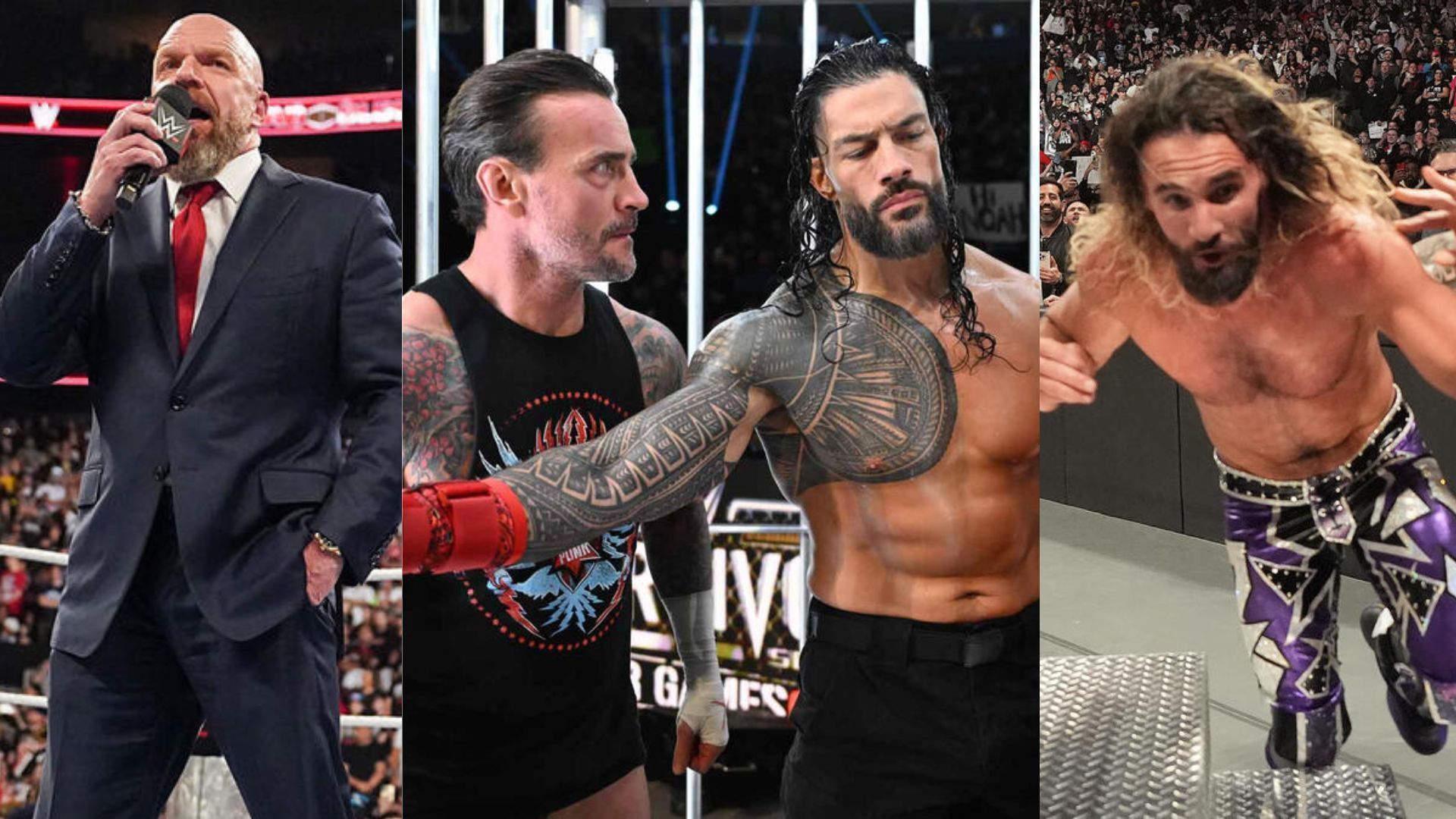 Punk, Reigns, Rollins will be under the same roof (Image Credits: WWE.com)