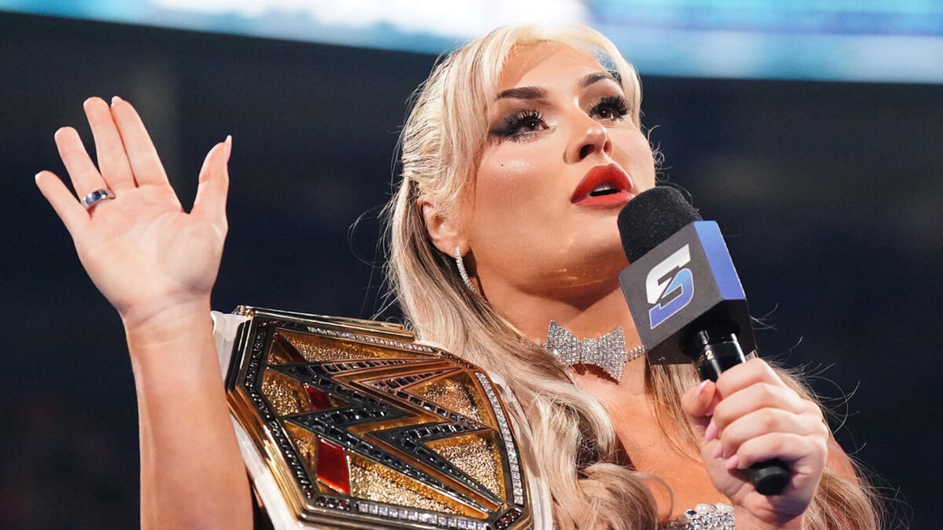 Tiffany Stratton on SmackDown in 2025 [WWE/Courtesy]