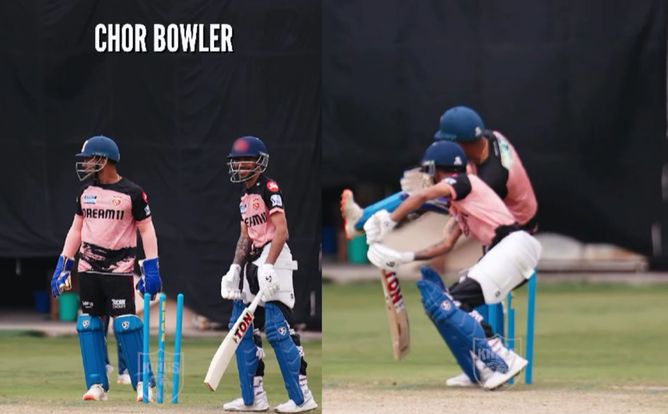 “Mujhse badi thigh pehni hai maine” - PBKS star bowler shares hilarious batting reel ahead of IPL 2025