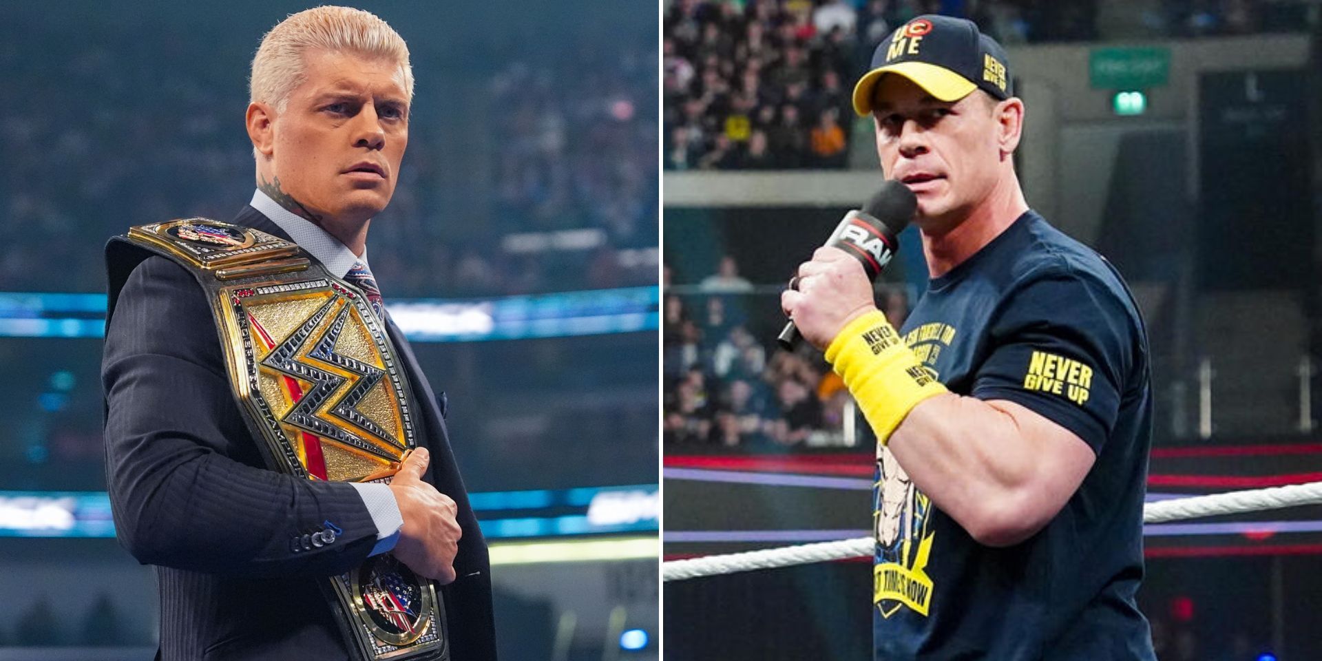 Cody Rhodes and John Cena will face each other (Images via WWE.com)