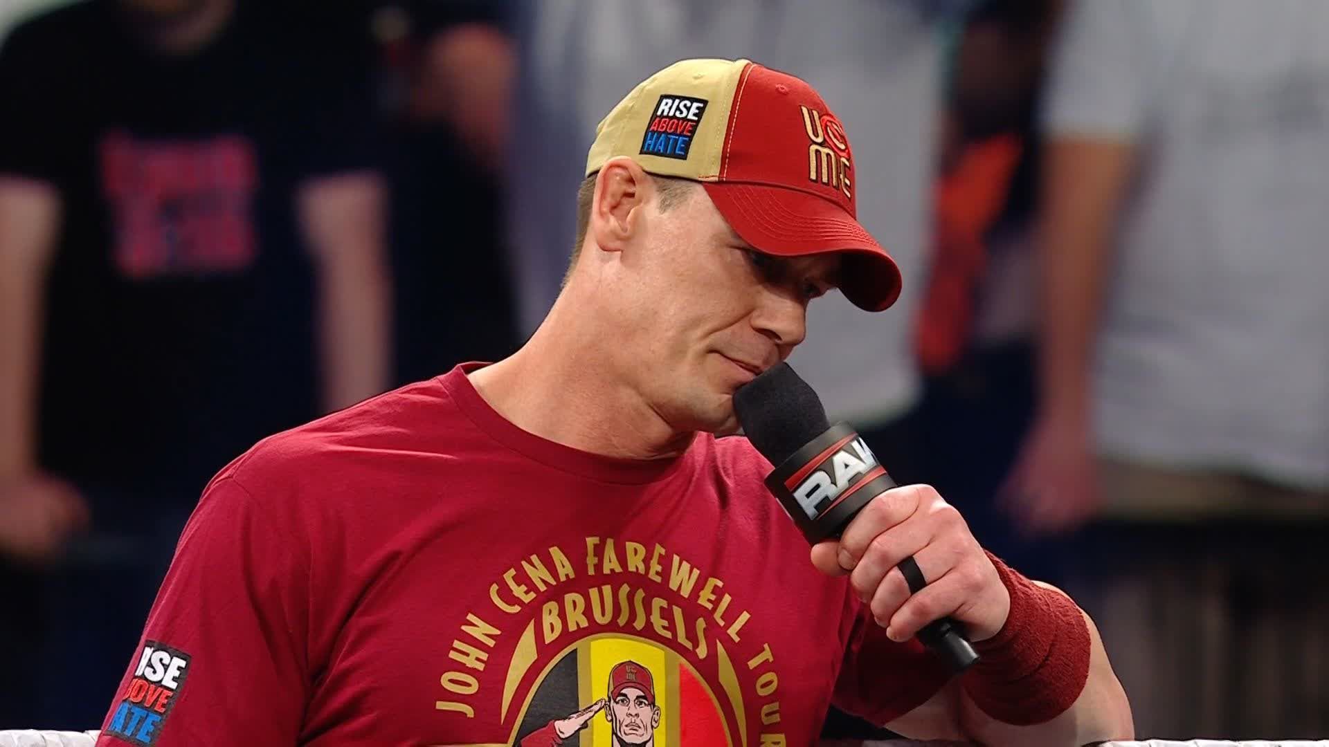 John Cena speaks out on WWE RAW