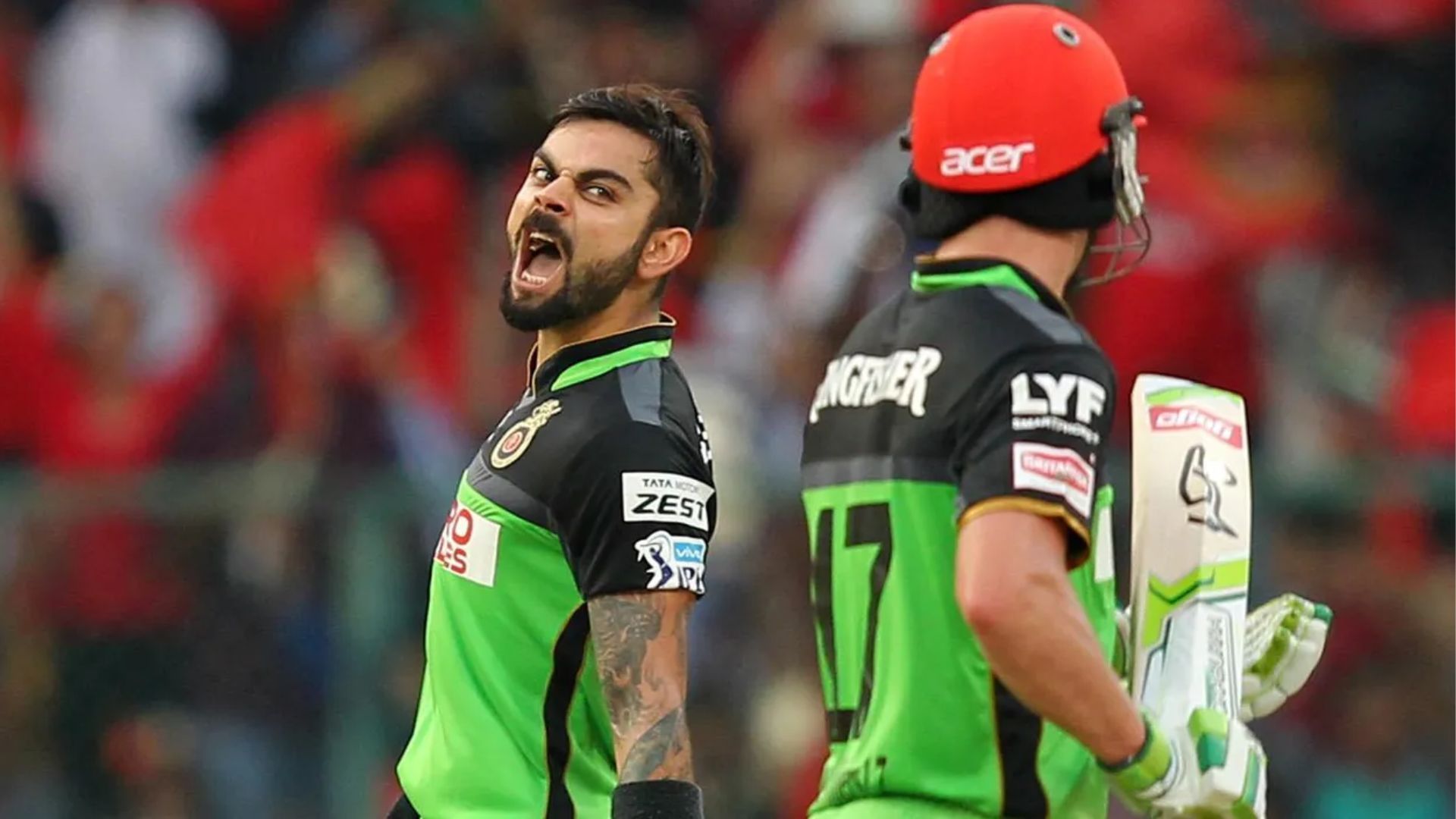 Virat Kohli during the 2016 IPL match between RCB and GL (Image Credits: iplt20.com)