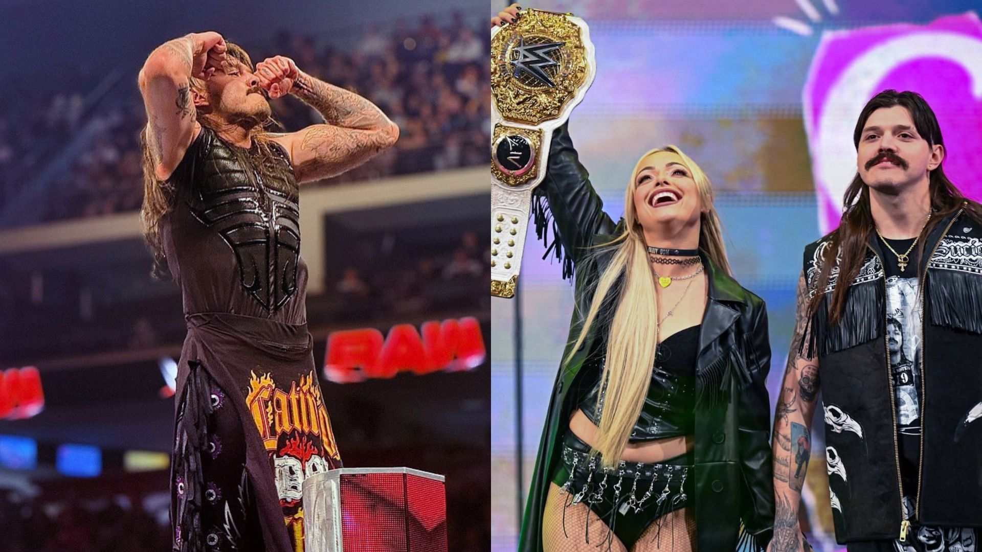 Dominik Mysterio and Liv Morgan (Image Credits: Dominik Mysterio on X, Liv Morgan on X)