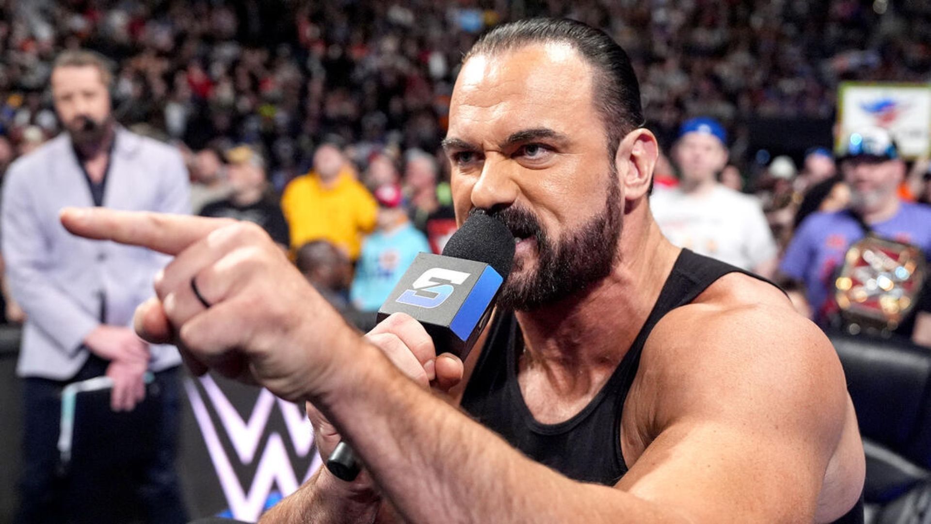 McIntyre was in action tonight on SmackDown. [Image credit: WWE.com]