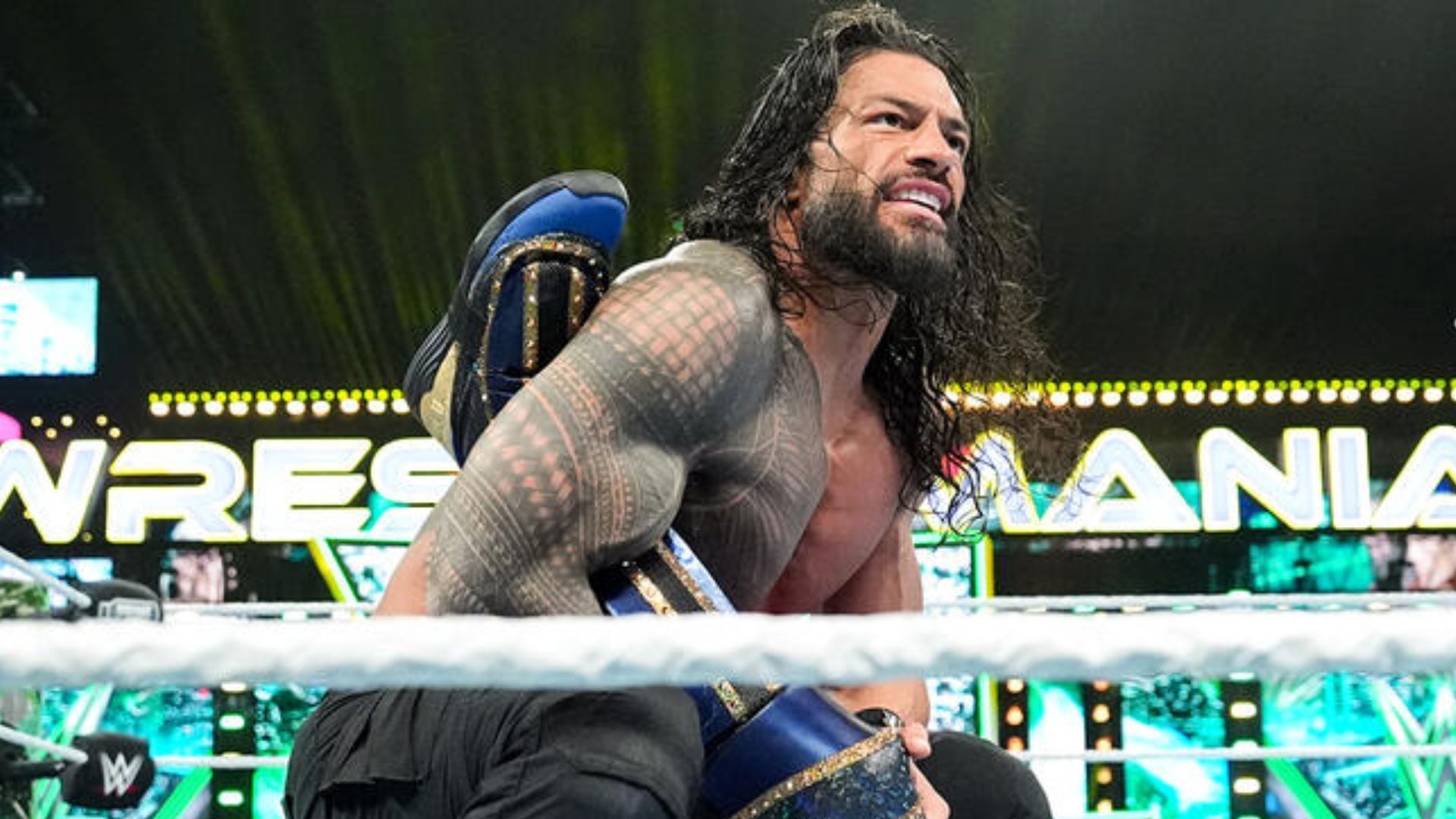 Roman Reigns at WrestleMania in 2024 [WWE/Courtesy]